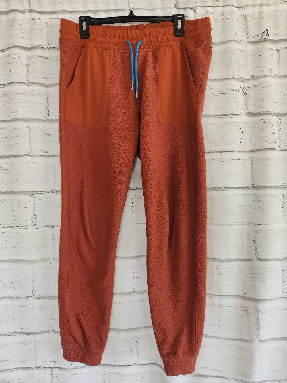 Cotopaxi Abrazo Fleece Jogger Pants Brown Orange Womens Medium